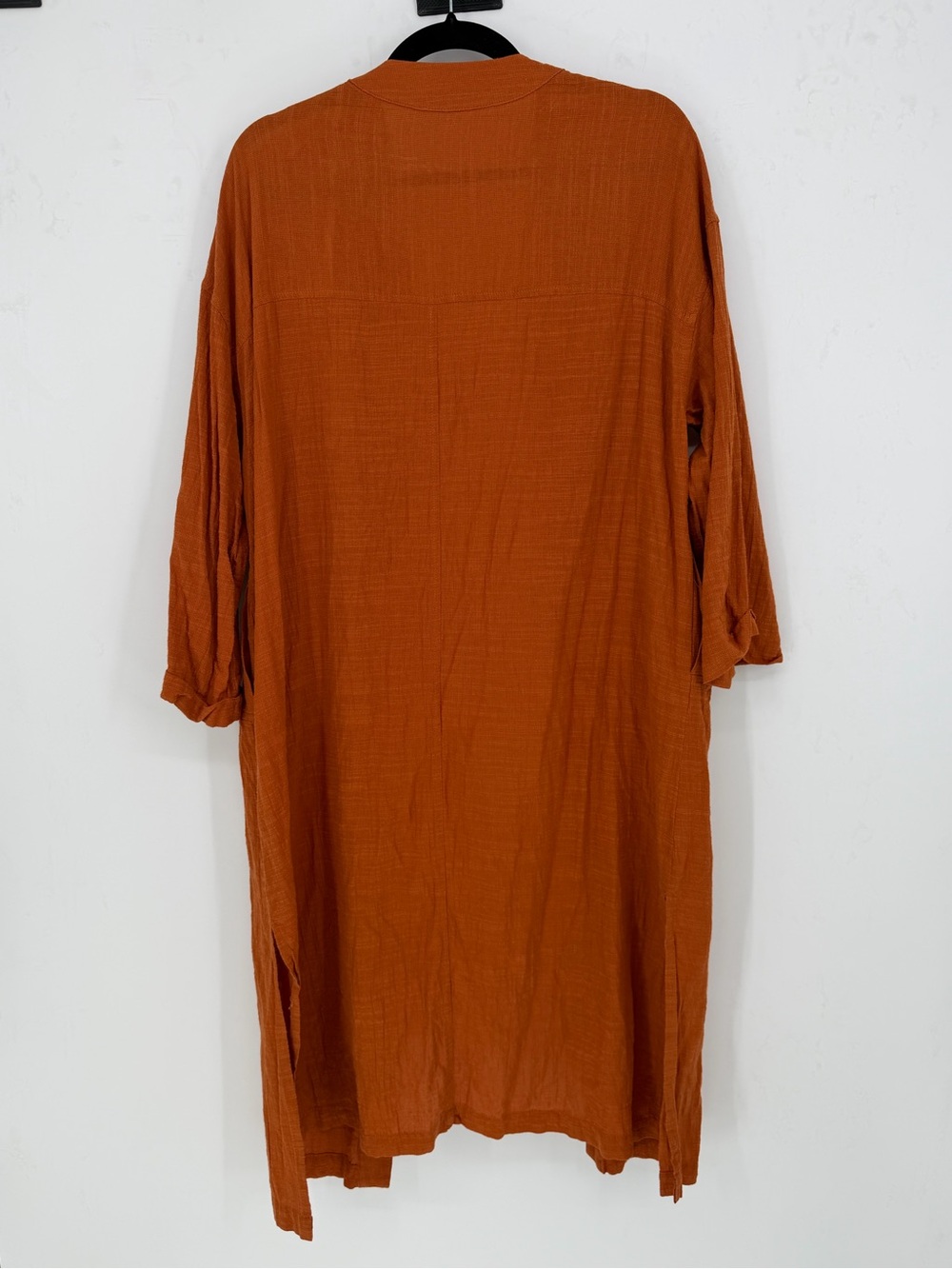 Bohemian Burnt Orange Peasant Kimono - Picture 6 of 6